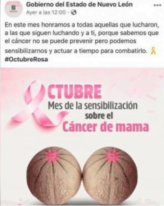 Campaña cáncer de mama Nuevo León